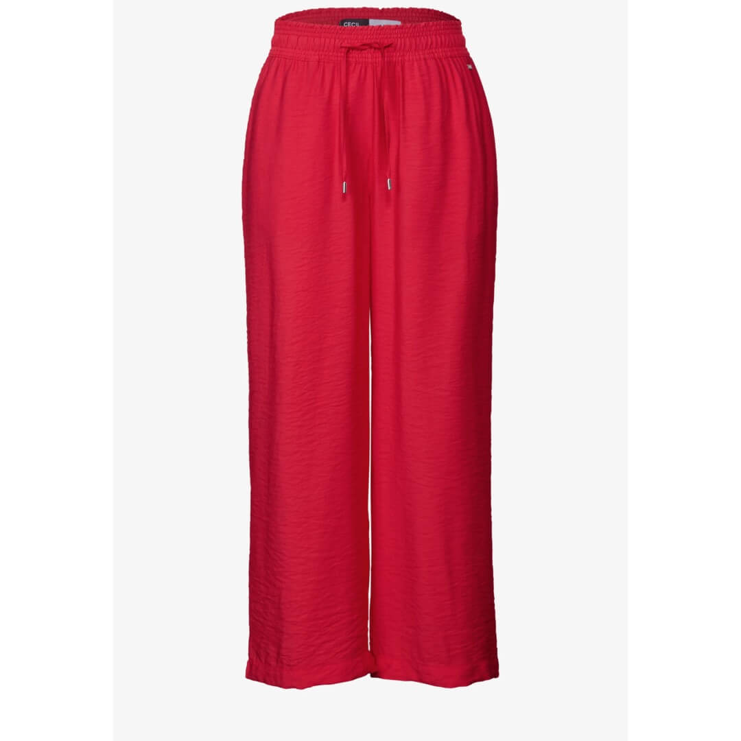 Cecil housu leveä 7/8, punainen - Moment.fi