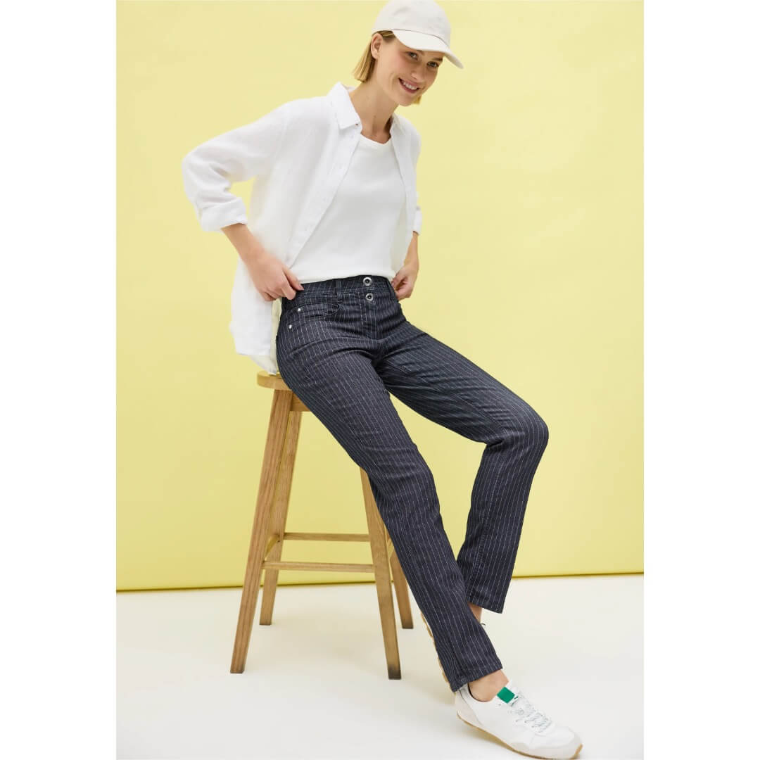 Cecil raitahousu Toronto, tummansininen - Moment.fi