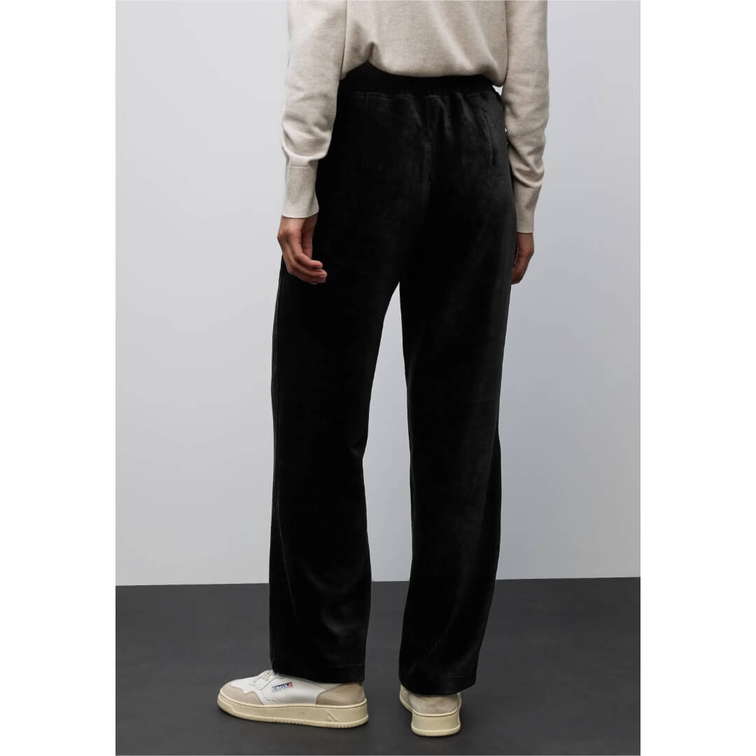 Street One samettihousu, musta - Moment.fi