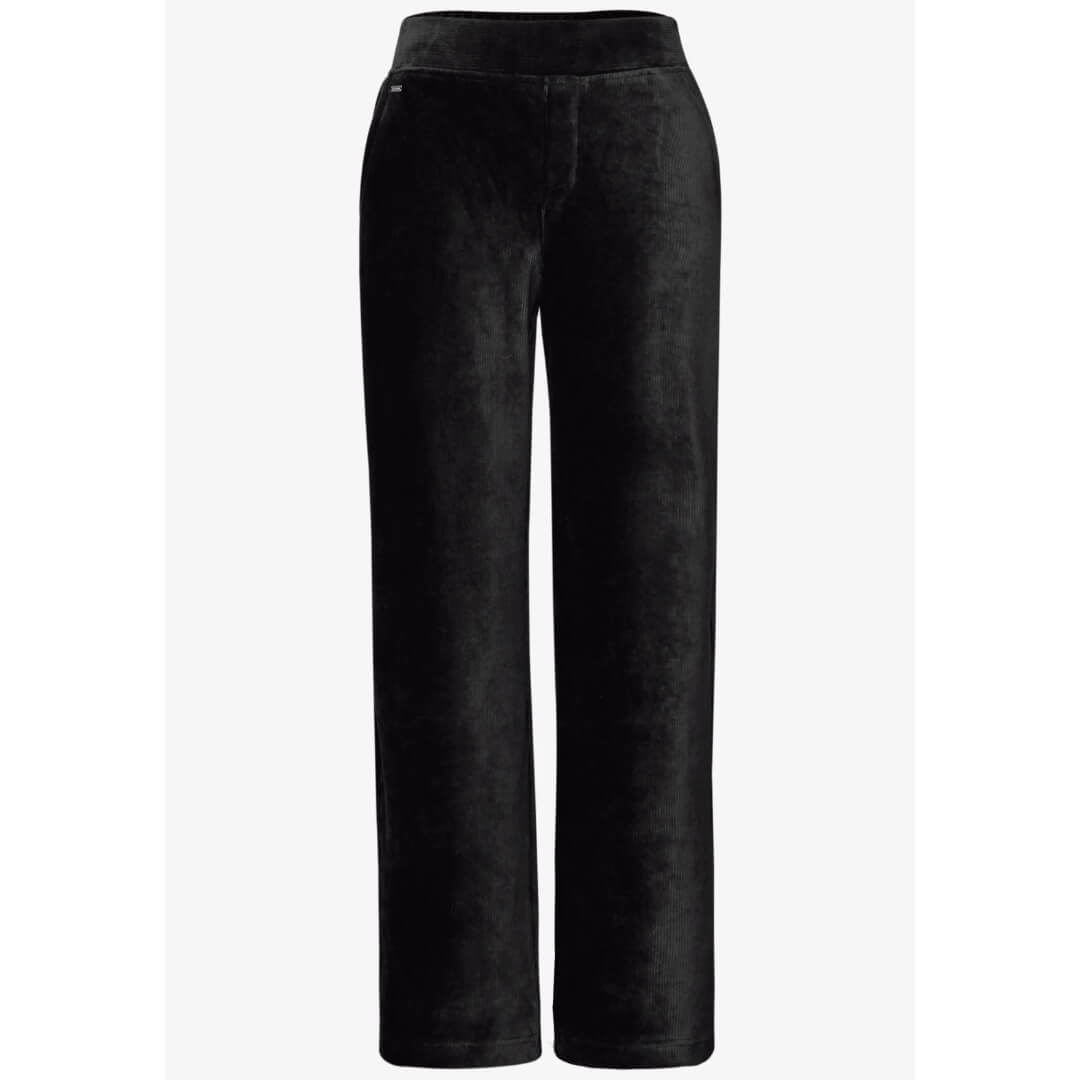 Street One samettihousu, musta - Moment.fi