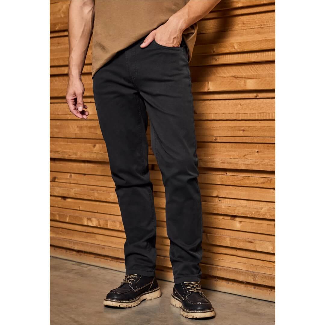 Street One struktuurihousu, tummanharmaa