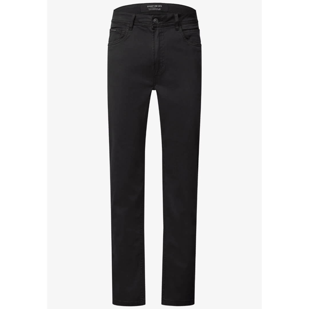 Street One struktuurihousu, tummanharmaa