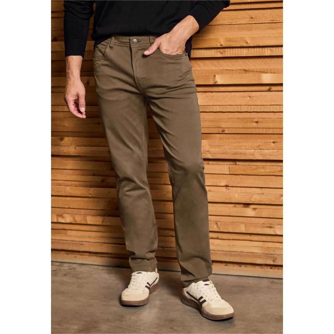 Street One struktuurihousu, ruskea