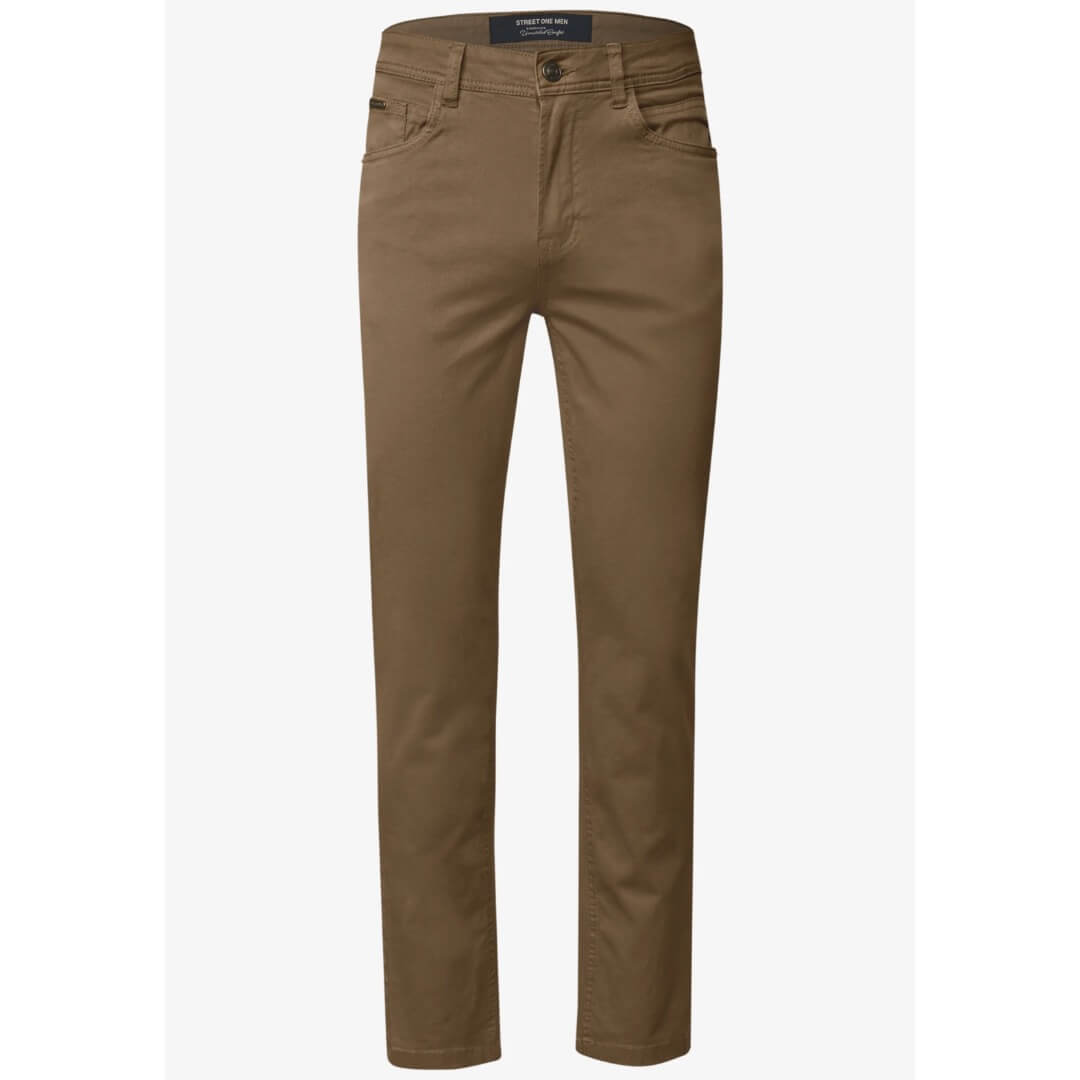 Street One struktuurihousu, ruskea