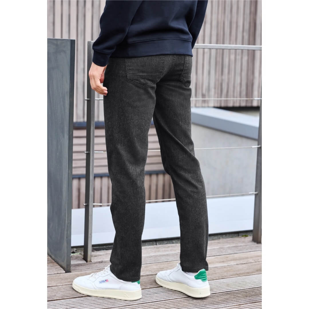 Street One struktuurihousu, tummanharmaa