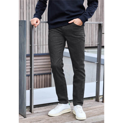 Street One struktuurihousu, tummanharmaa