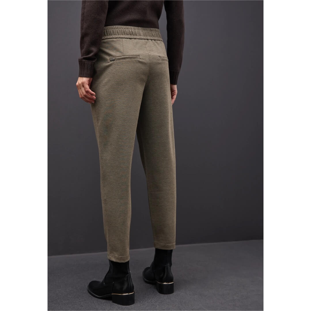 Street One struktuurihousu Bonny, ruskea