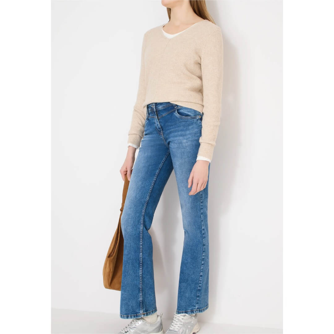 Cecil farkku Toronto bootcut, vaaleansininen