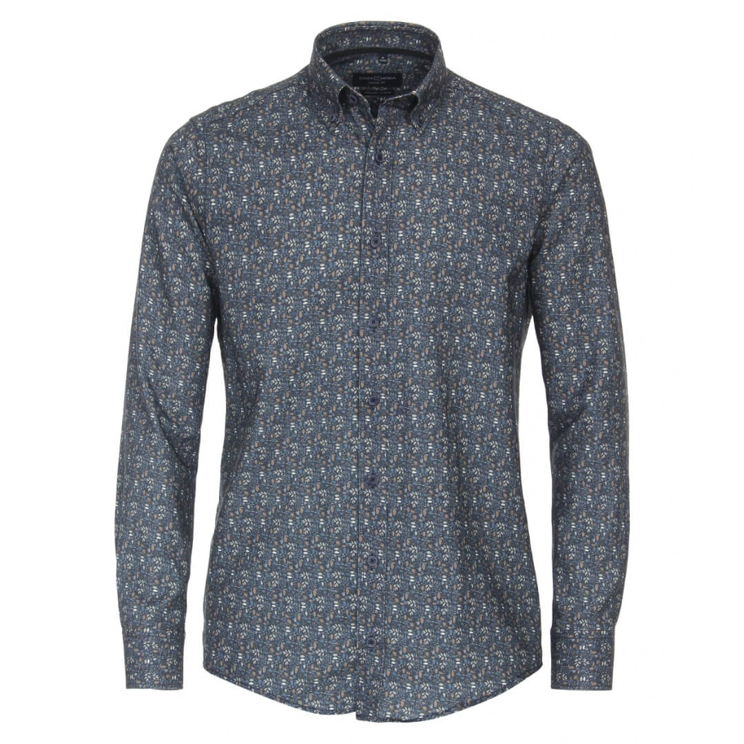 Casamoda kuosipaita, sininen - Moment.fi