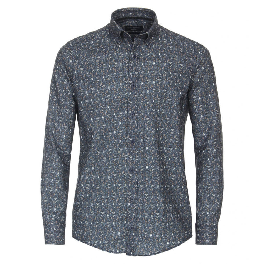 Casamoda kuosipaita, sininen - Moment.fi