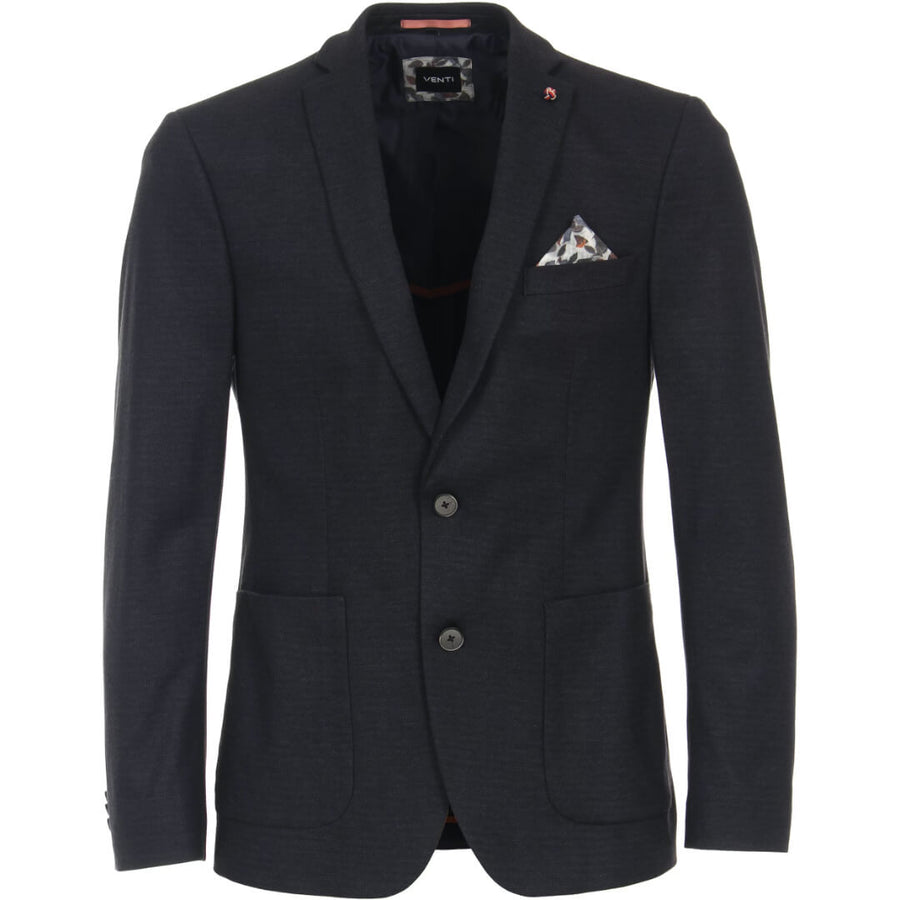 Venti jerseyblazer, tummansininen - Moment.fi