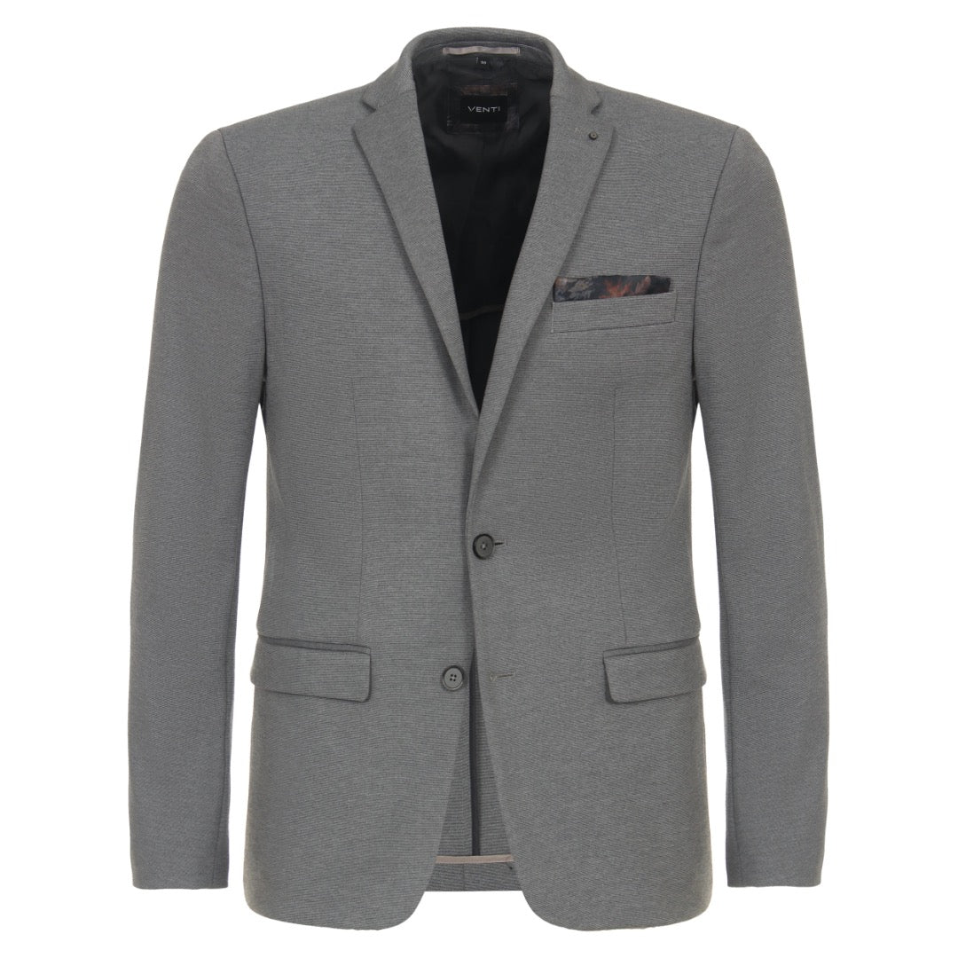 Venti jerseyblazer, vaaleanharmaa - Moment.fi