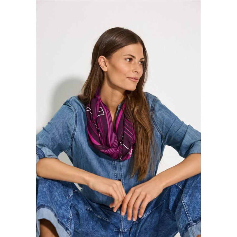 Cecil tuubihuivi, fuksia - Moment.fi