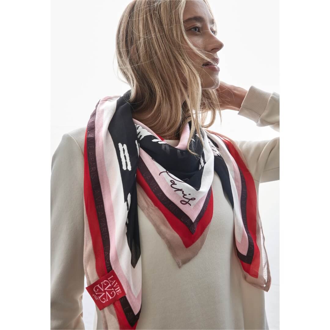 Street One neliöhuivi iso, musta - Moment.fi