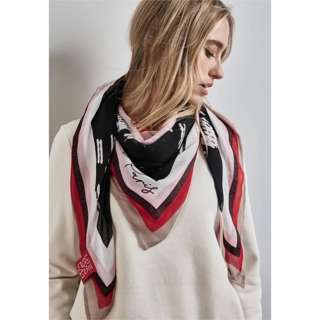 Street One neliöhuivi iso, musta - Moment.fi