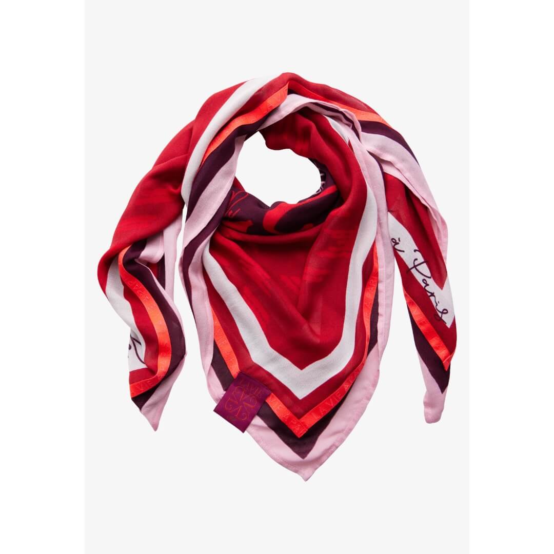 Street One neliöhuivi iso, punainen - Moment.fi