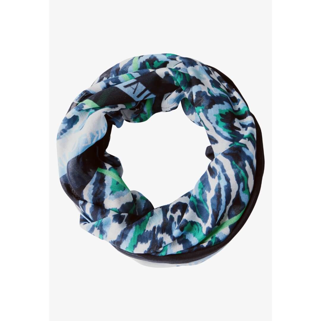 Cecil huivi kuosillinen, sininen - Moment.fi