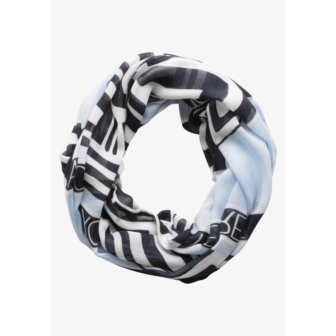 Cecil tuubihuivi kuosi, sininen - Moment.fi