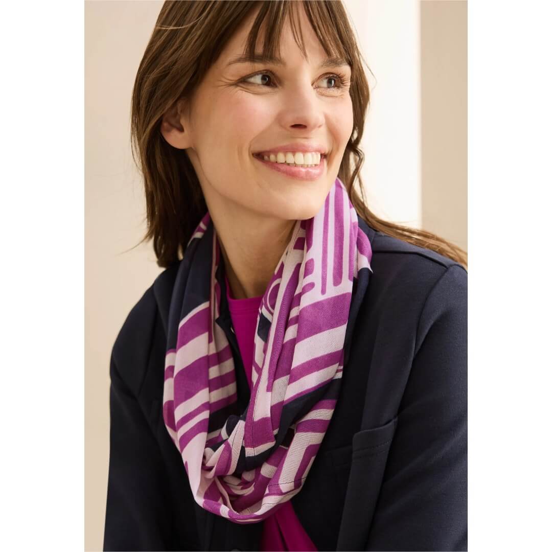 Cecil tuubihuivi kuosi, fuksia - Moment.fi