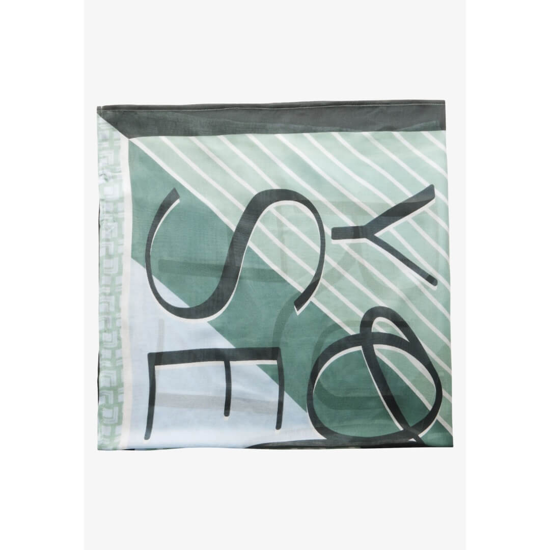 Cecil neliöhuivi kuosi, khaki - Moment.fi