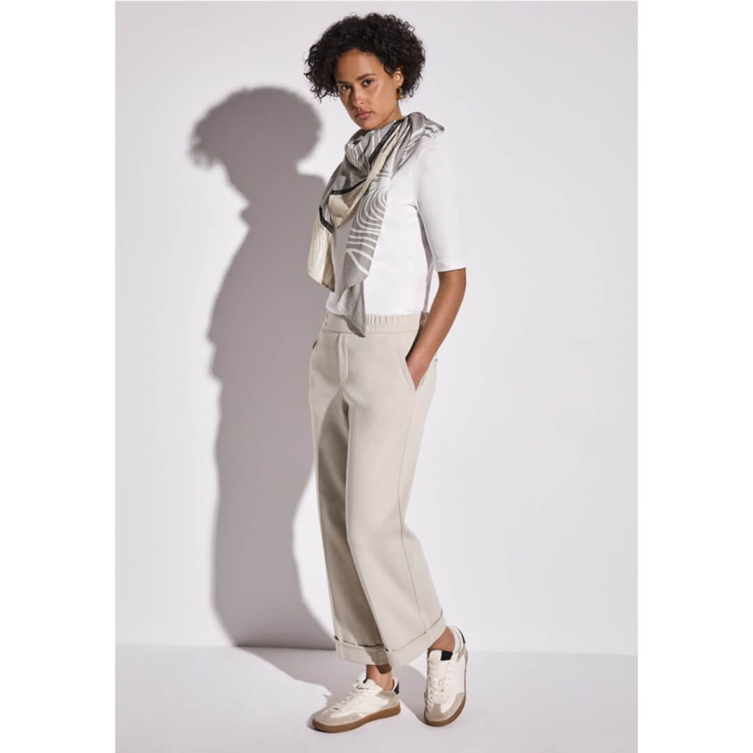 Street One kolmiohuivi, beige - Moment.fi