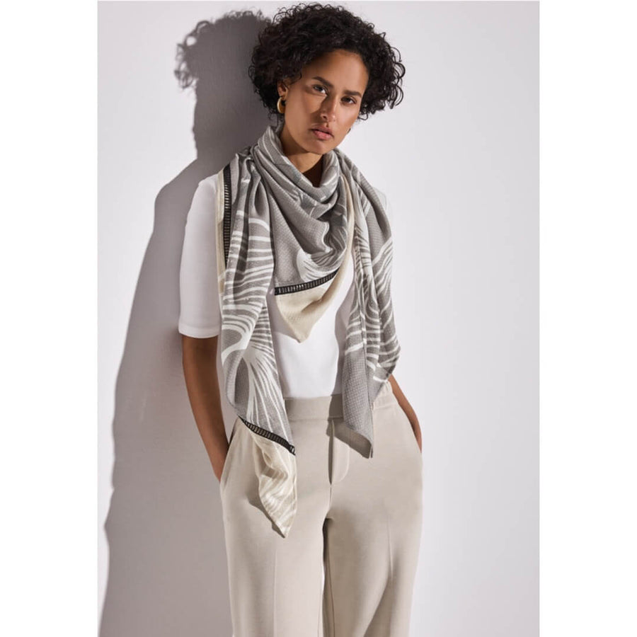 Street One kolmiohuivi, beige - Moment.fi