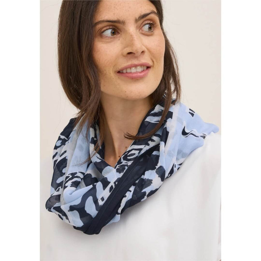 Cecil tuubihuivi modaali, sininen - Moment.fi