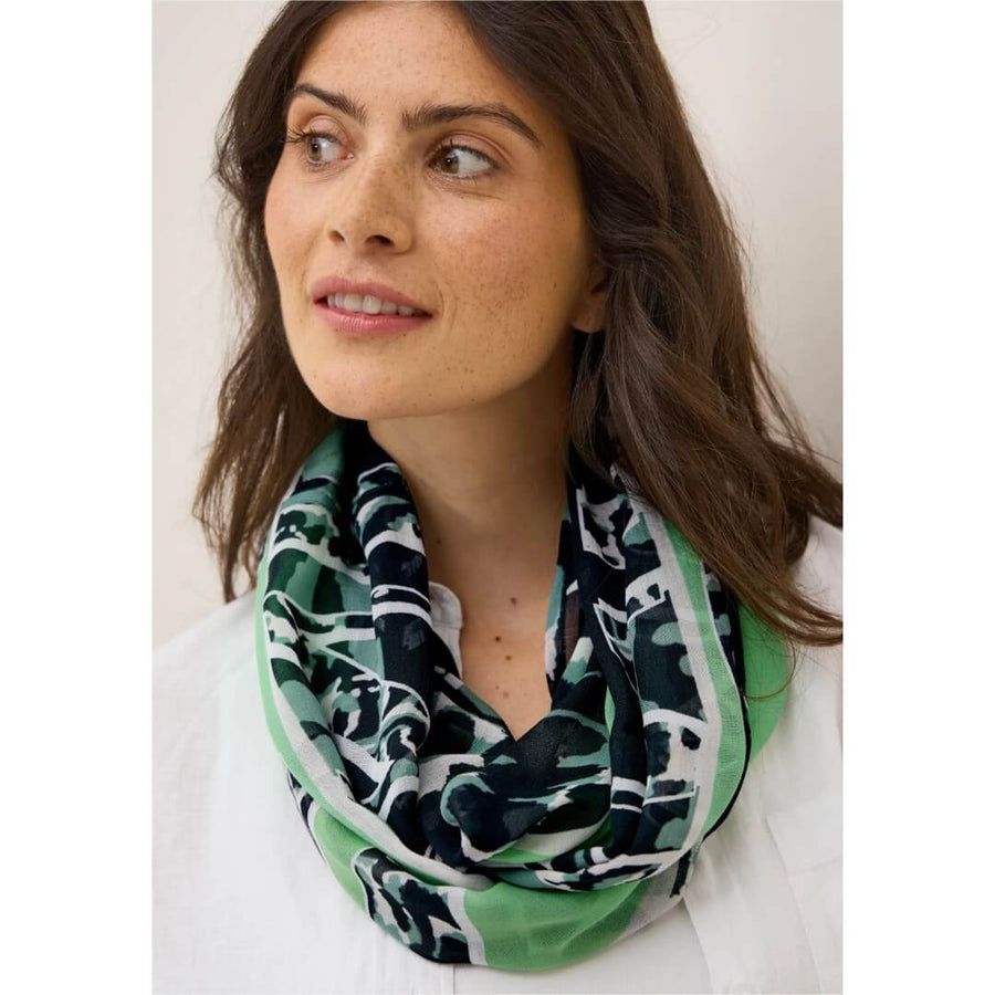 Cecil tuubihuivi modaali, vihreä - Moment.fi