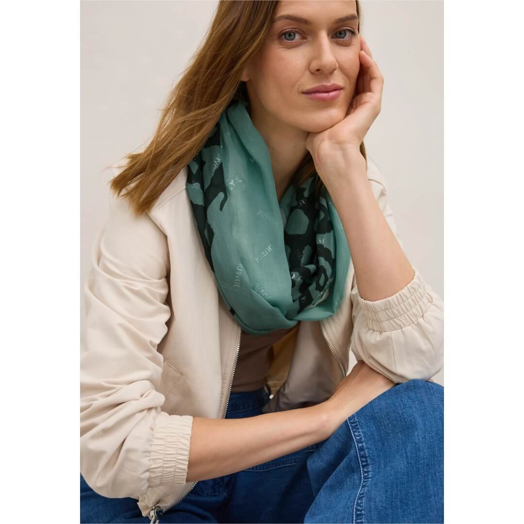 Cecil tuubihuivi modaali, vihreä - Moment.fi