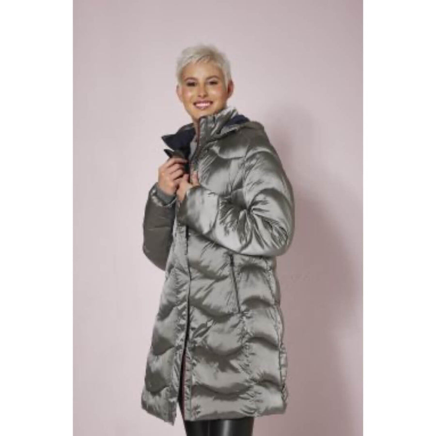 Nickel kevyttoppatakki, harmaa - Moment.fi