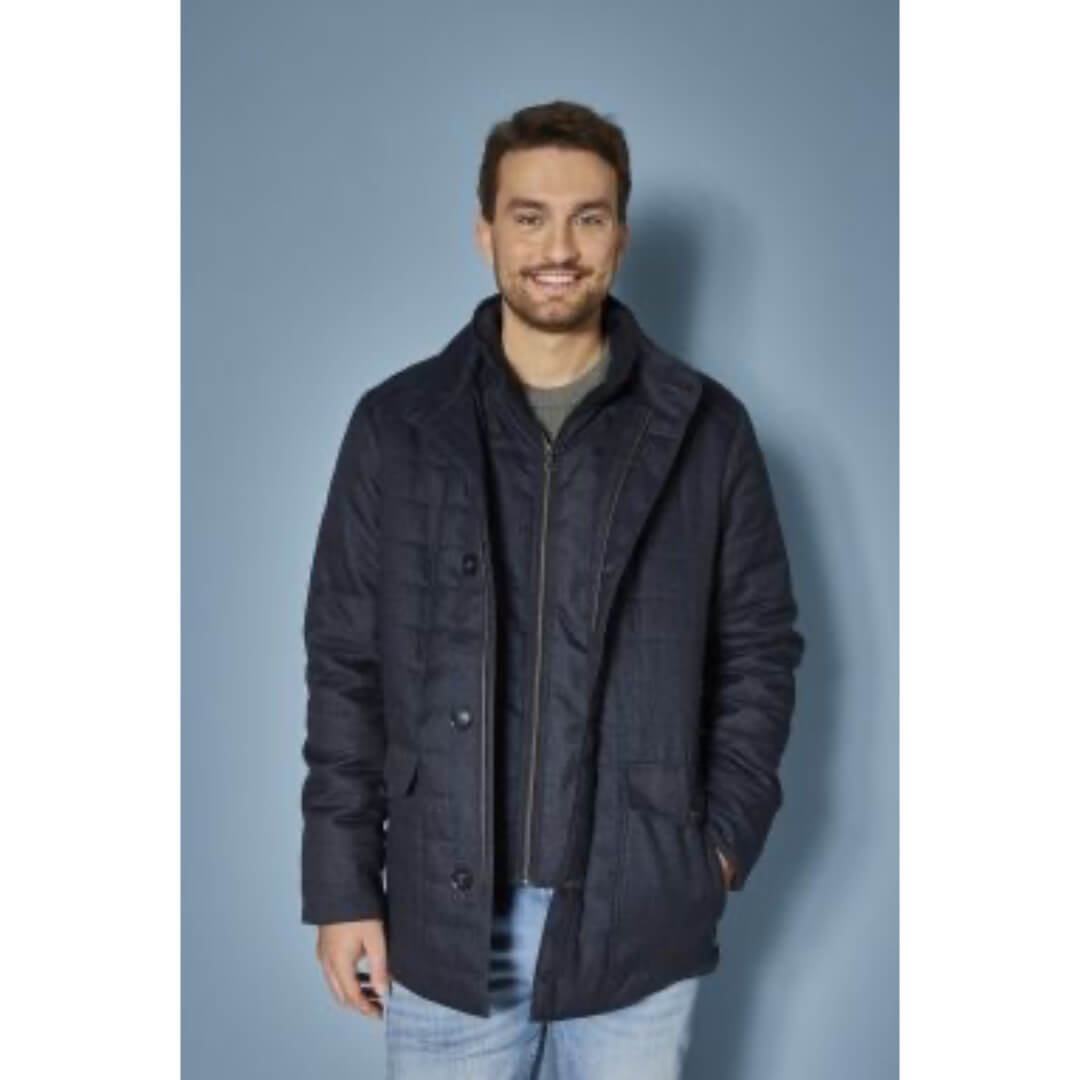 Nickel takki, tummansininen - Moment.fi