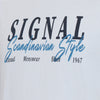 Signal t-paita printti, vaaleansininen - Moment.fi