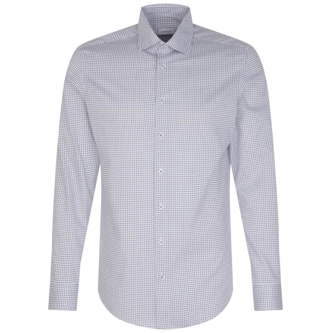 Seidensticker kuosipaita stretch SLIM, vaaleansininen - Moment.fi