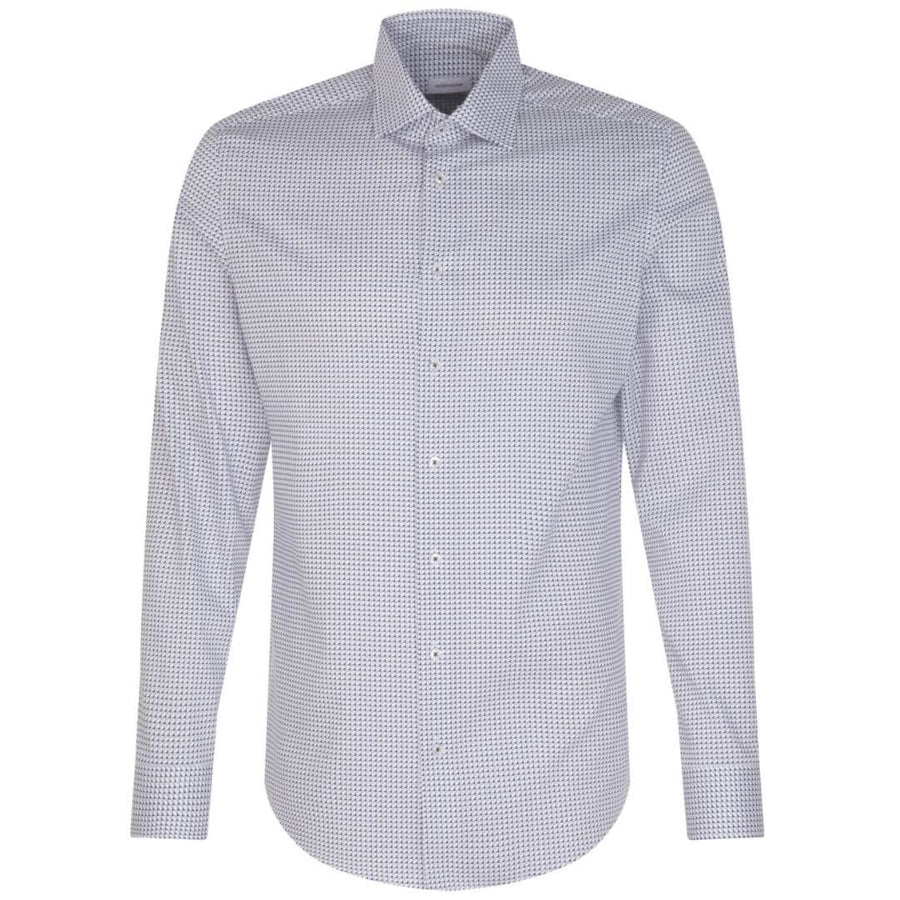 Seidensticker kuosipaita stretch SLIM, vaaleansininen - Moment.fi