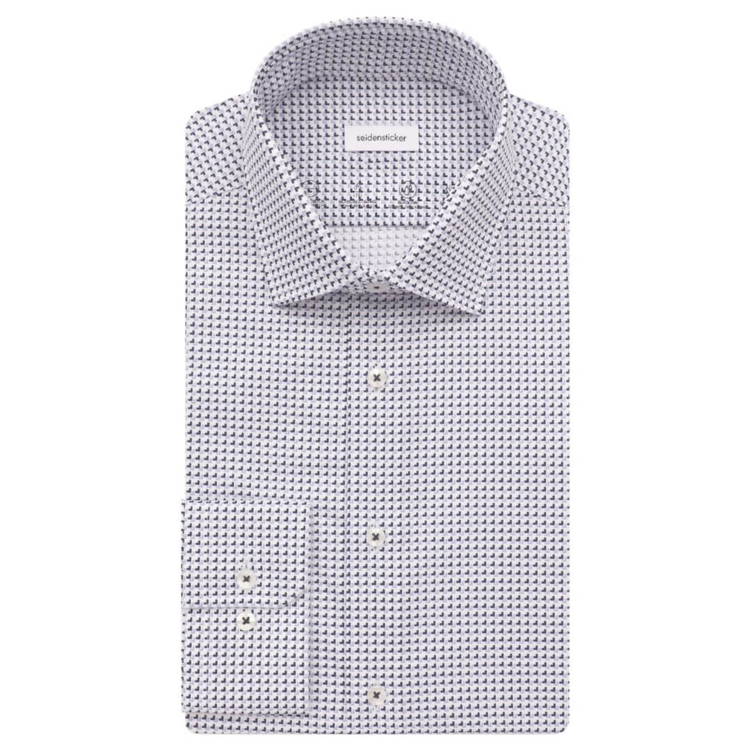 Seidensticker kuosipaita stretch SLIM, vaaleansininen - Moment.fi