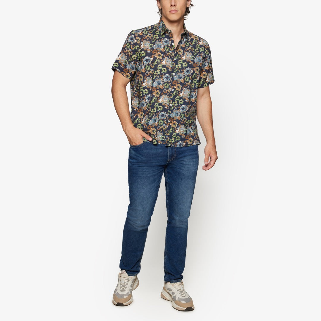 Signal pellavapaita 1/2 kuosi, sininen - Moment.fi