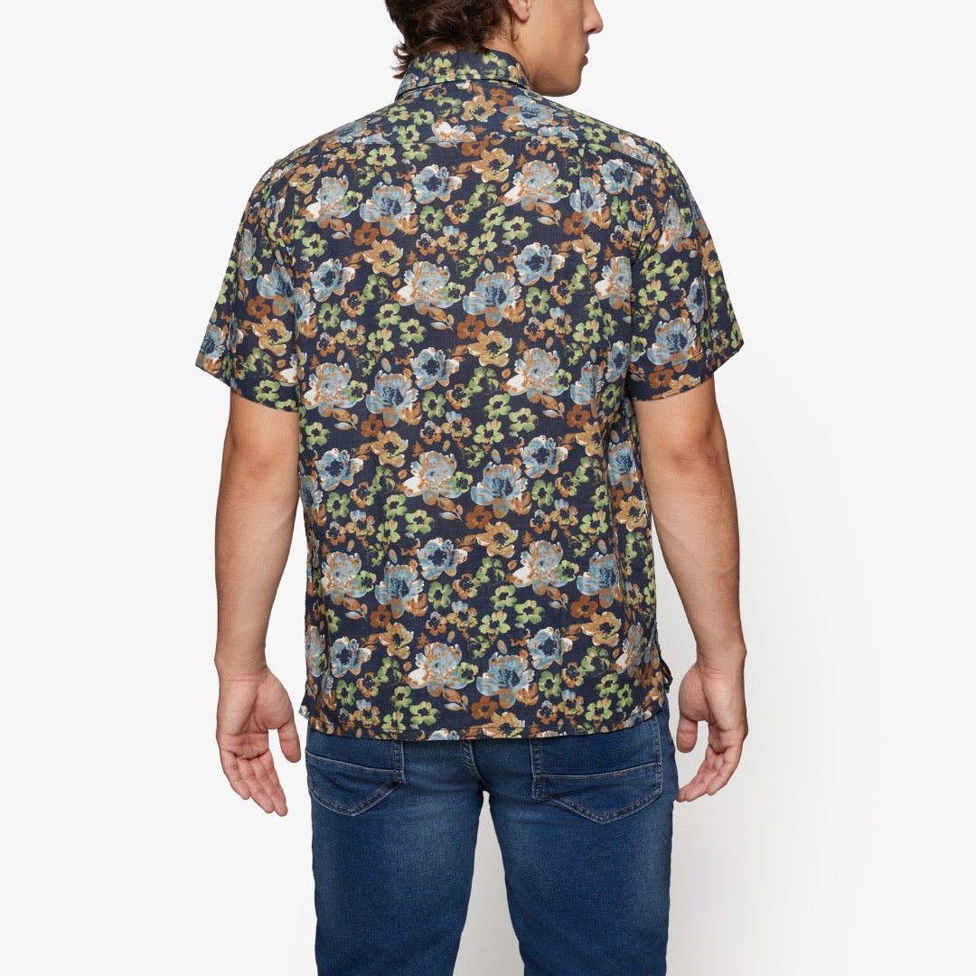 Signal pellavapaita 1/2 kuosi, sininen - Moment.fi