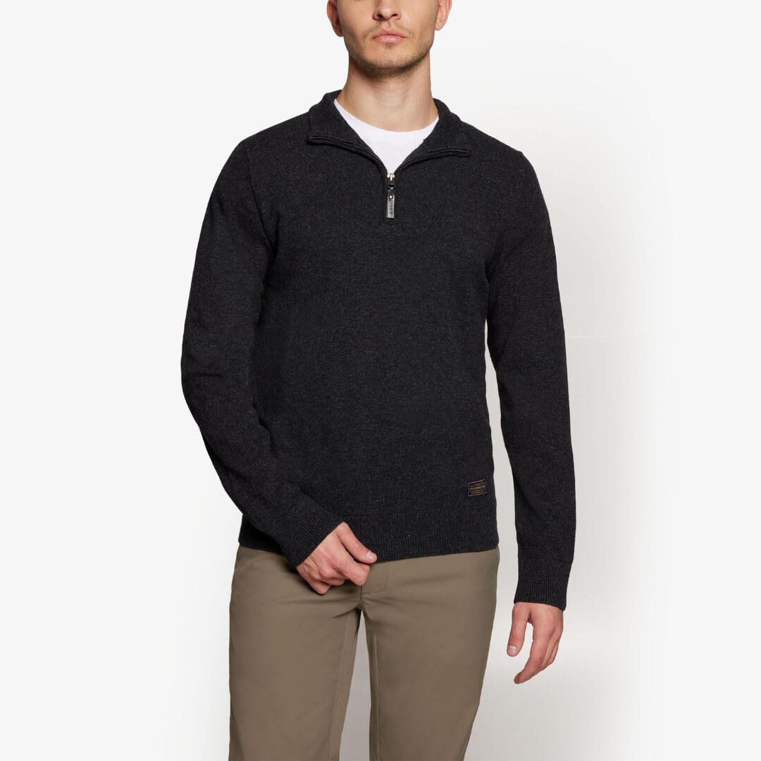 Signal villaneule, tummanharmaa