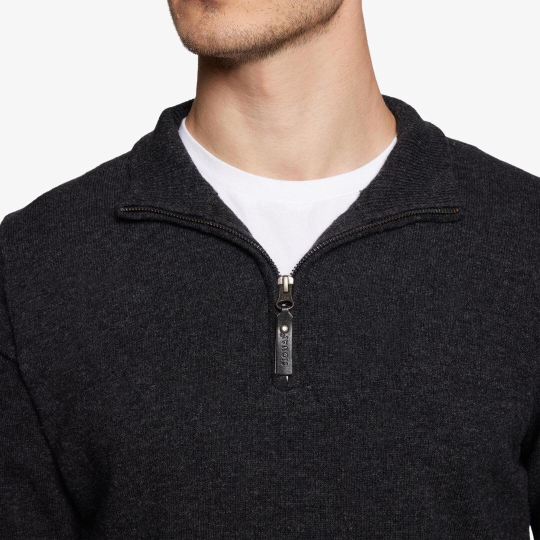 Signal villaneule, tummanharmaa