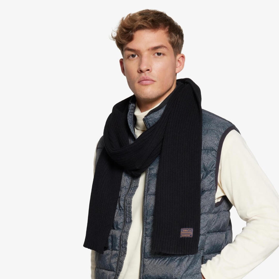 Signal huivi, musta - Moment.fi