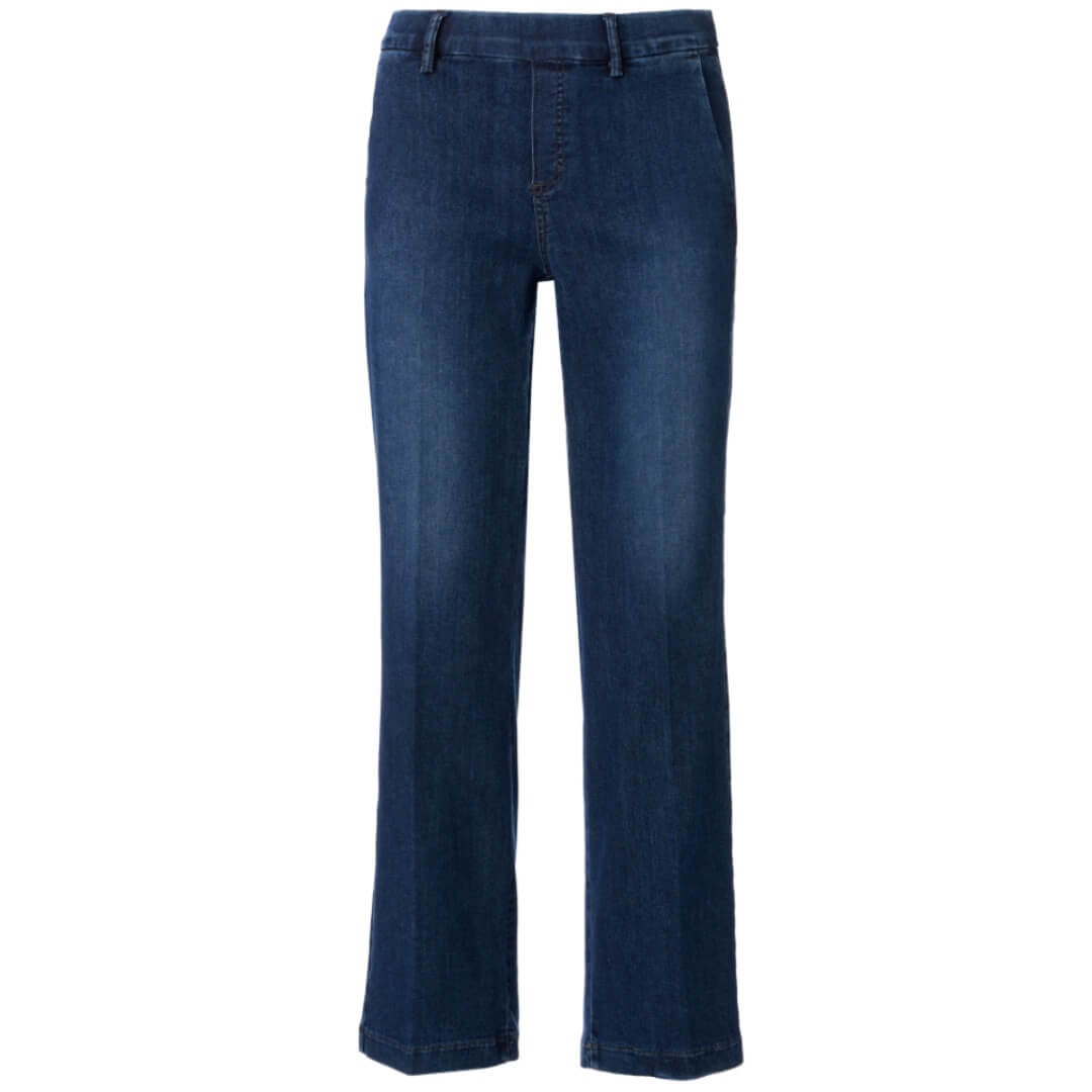 Anna Montana farkku leveä, keskisininen - Moment.fi