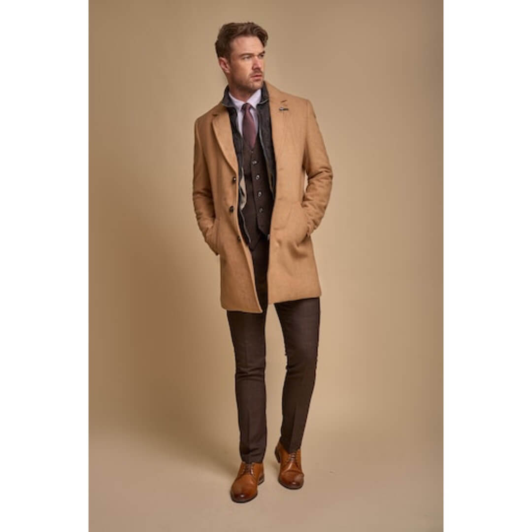 Cavani villakangastakki tuplakaulus,kameli