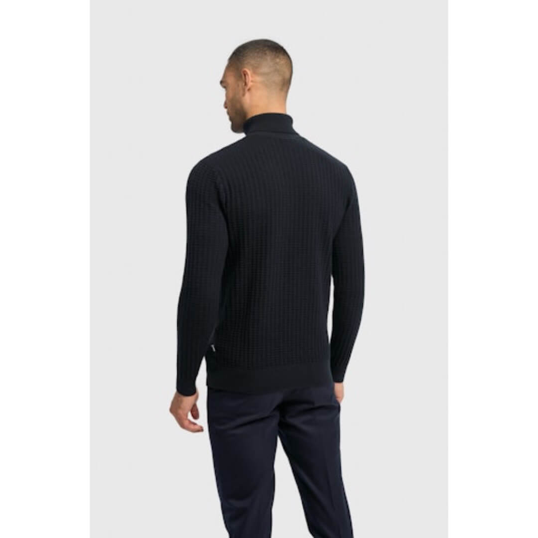 Cavani pooloneule struktuuri, tummansininen