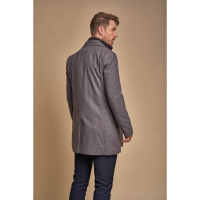 Cavani villakangastakki tuplakaulus,harmaa