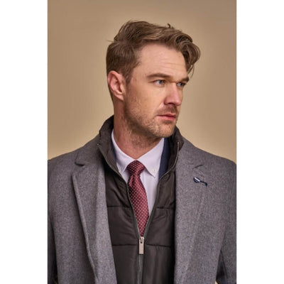 Cavani villakangastakki tuplakaulus,harmaa