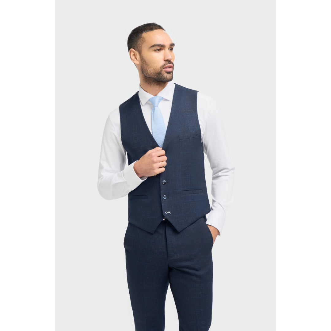 House of Cavani ruutuliivi, tummansininen - Moment.fi