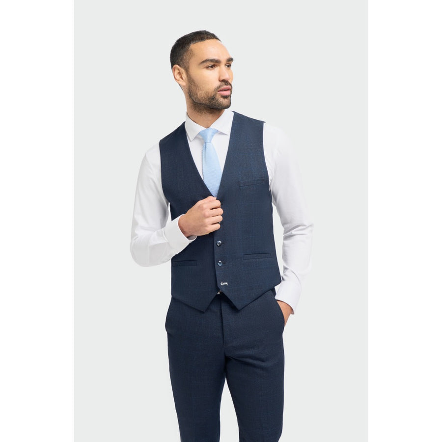 House of Cavani ruutuliivi, tummansininen - Moment.fi