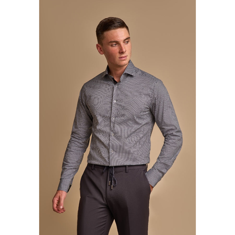 House of Cavani kuosipaita, tummanharmaa - Moment.fi