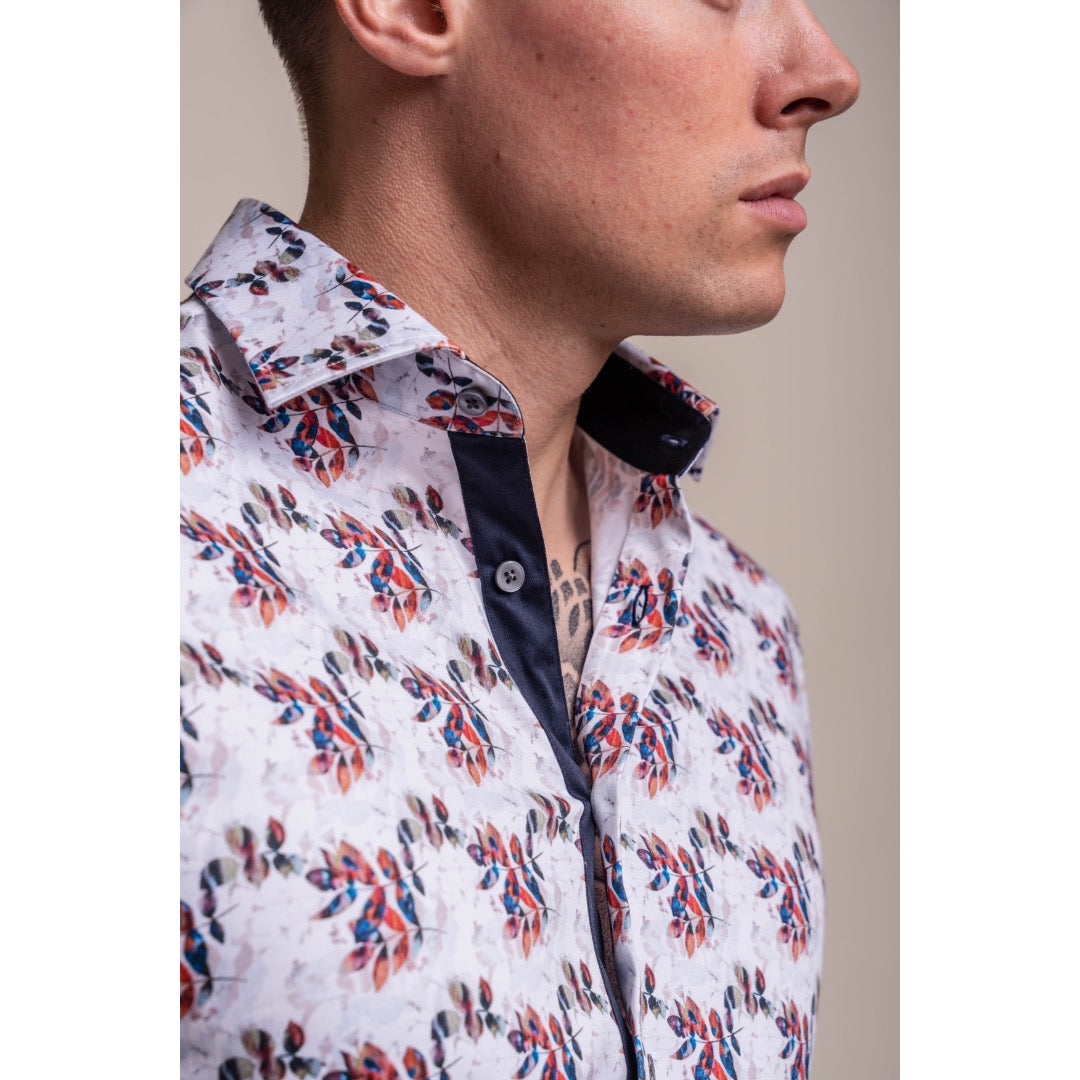 House of Cavani kuosipaita, viini - Moment.fi