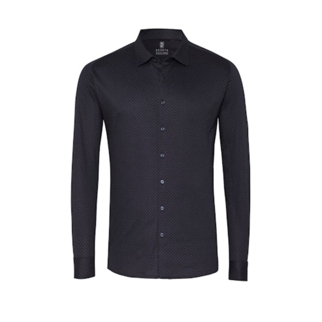 Desoto kuosipaita, tummansininen - Moment.fi